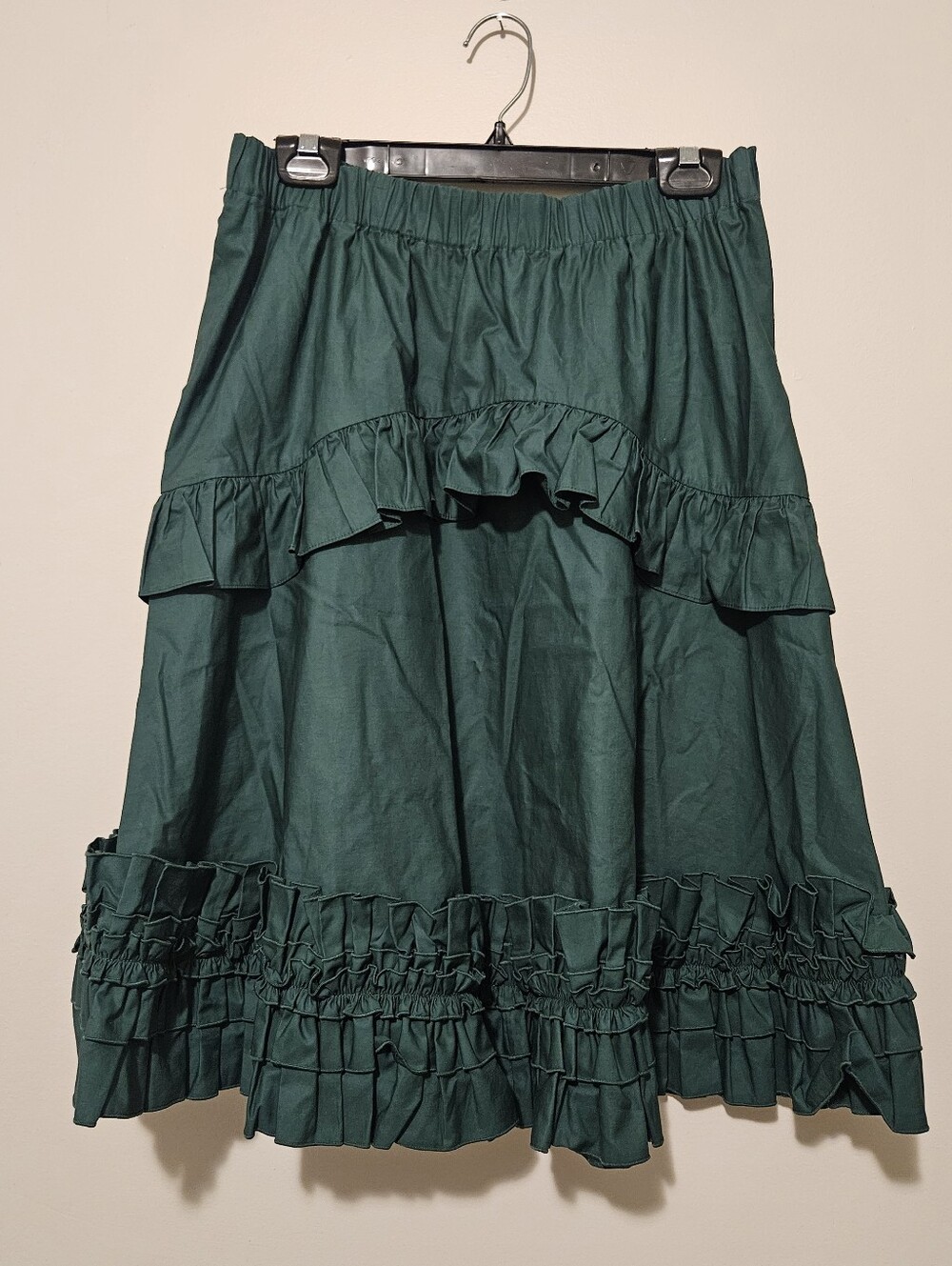 Jason Wu Women’s Green Ruffle Midi Skirt